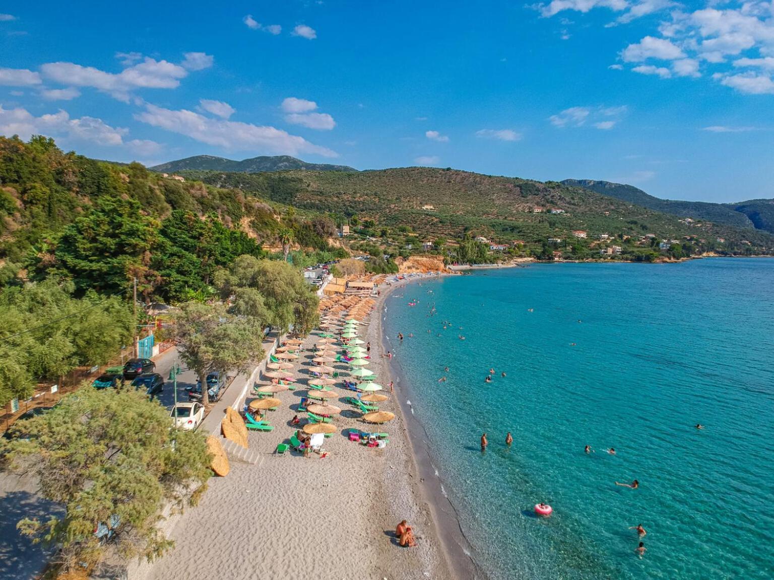 Villa Dafni - Infinite Sea Vistas With Private Pool 칼라마타 외부 사진